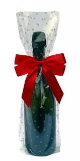 Gift Wrap your Wine Cellophane Bag